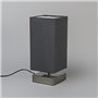 Qazqa milo - Lampe de table - 1 lumière - L 120 mm - Gris - Design, Industriel, Moderne - éclairage intérieur - Salon I Chambre