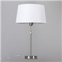 Qazqa Parte - Lampe de table avec Abat-Jour - 1 lumière - Ø 350 mm - Acier - Design, Moderne - éclairage intérieur - Salon I Cha