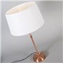 QAZQA Parte - Lampe de table avec Abat-Jour - 1 lumière - Ø 350 mm - Cuivre - Moderne - éclairage intérieur - Salon I Chambre I 