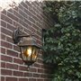 Qazqa antigua - Applique murale - 1 lumière - H 400 mm - Bronze - Rustique - éclairage extérieur - Garage/cellier