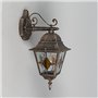 Qazqa antigua - Applique murale - 1 lumière - H 400 mm - Bronze - Rustique - éclairage extérieur - Garage/cellier