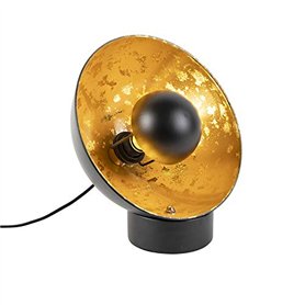 Qazqa magna yeyang - Lampe de table - 1 lumière - L 300 mm - Noir - Rustique - éclairage intérieur - Salon I Chambre