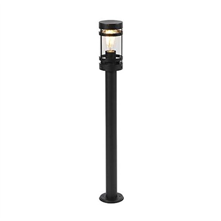Qazqa gleam - Lampe sur pied extérieur - 1 lumière - Ø 102 mm - Noir - Moderne - éclairage extérieur