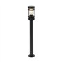 Qazqa gleam - Lampe sur pied extérieur - 1 lumière - Ø 102 mm - Noir - Moderne - éclairage extérieur