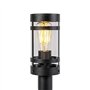 Qazqa gleam - Lampe sur pied extérieur - 1 lumière - Ø 102 mm - Noir - Moderne - éclairage extérieur