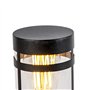 Qazqa gleam - Lampe sur pied extérieur - 1 lumière - Ø 102 mm - Noir - Moderne - éclairage extérieur