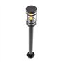 Qazqa gleam - Lampe sur pied extérieur - 1 lumière - Ø 102 mm - Noir - Moderne - éclairage extérieur