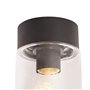 QAZQA jarra - Plafonnier - 1 lumière - Ø 11.6 cm - Noir - Moderne - éclairage extérieur - Salle de bains