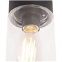 QAZQA jarra - Plafonnier - 1 lumière - Ø 11.6 cm - Noir - Moderne - éclairage extérieur - Salle de bains