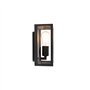 QAZQA charlois - Applique murale - 1 lumière - L 14 cm - Noir - Rustique - éclairage extérieur