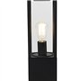 Qazqa charlois - Lampe sur pied extérieur - 1 lumière - L 14 cm - Noir - Rustique - éclairage extérieur