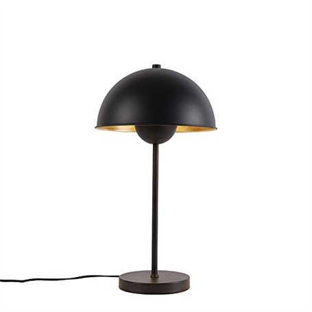 Qazqa magnax - Lampe de table - 1 lumière - Ø 28 cm - Noir - Design