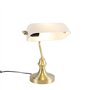 Qazqa banker - Lampe de notaire - 1 lumière - L 265 mm - Doré - Classique/Antique - éclairage intérieur - Salon I Chambre