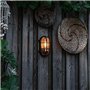 QAZQA nautica - Applique murale - 1 lumière - L 250 mm - Noir - Rustique - éclairage extérieur