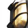QAZQA nautica - Applique murale - 1 lumière - L 250 mm - Noir - Rustique - éclairage extérieur