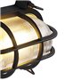 QAZQA nautica - Applique murale - 1 lumière - L 250 mm - Noir - Rustique - éclairage extérieur