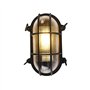 QAZQA nautica - Applique murale - 1 lumière - L 250 mm - Noir - Rustique - éclairage extérieur