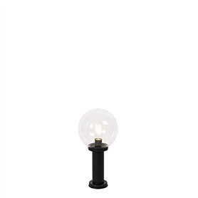 Qazqa sfera - Lampe sur pied extérieur - 1 lumière - Ø 25 cm - Noir - Moderne - éclairage extérieur