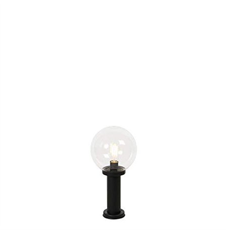 Qazqa sfera - Lampe sur pied extérieur - 1 lumière - Ø 25 cm - Noir - Moderne - éclairage extérieur