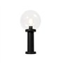 Qazqa sfera - Lampe sur pied extérieur - 1 lumière - Ø 25 cm - Noir - Moderne - éclairage extérieur