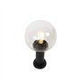 Qazqa sfera - Lampe sur pied extérieur - 1 lumière - Ø 25 cm - Noir - Moderne - éclairage extérieur
