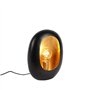Qazqa cova - Lampe de table - 1 lumière - L 27 cm - Noir et Or - Design - éclairage intérieur - Salon I Chambre I Cuisine I Sall