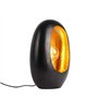 Qazqa cova - Lampe de table - 1 lumière - L 27 cm - Noir et Or - Design - éclairage intérieur - Salon I Chambre I Cuisine I Sall