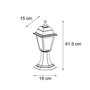 QAZQA capital - Lampe sur pied extérieur - 1 lumière - L 150 mm - Noir - Classique/Antique - éclairage extérieur