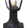 QAZQA capital - Lampe sur pied extérieur - 1 lumière - L 150 mm - Noir - Classique/Antique - éclairage extérieur