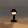 QAZQA capital - Lampe sur pied extérieur - 1 lumière - L 150 mm - Noir - Classique/Antique - éclairage extérieur