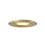 Qazqa xena - Spot encastrable - 1 lumière - Ø 7.9 cm - Doré - Moderne - éclairage extérieur - Salle de bains