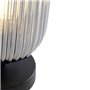 Qazqa banci - Lampe de table Art Deco - 1 lumière - Ø 140 mm - Noir - Art Deco - Éclairage intérieur - Salon I Chambre I Cuisine