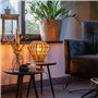 Qazqa diamondcanna - Lampe de table - 1 lumière - Ø 26 cm - Naturel - Rustique - éclairage intérieur - Salon I Chambre I Cuisine