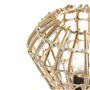 Qazqa diamondcanna - Lampe de table - 1 lumière - Ø 26 cm - Naturel - Rustique - éclairage intérieur - Salon I Chambre I Cuisine