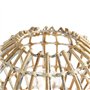 Qazqa diamondcanna - Lampe de table - 1 lumière - Ø 26 cm - Naturel - Rustique - éclairage intérieur - Salon I Chambre I Cuisine