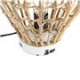 Qazqa diamondcanna - Lampe de table - 1 lumière - Ø 26 cm - Naturel - Rustique - éclairage intérieur - Salon I Chambre I Cuisine