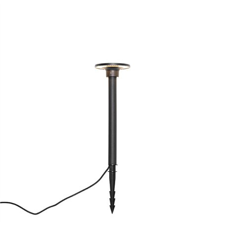 Qazqa skyf - LED Lampe sur pied extérieur - 1 lumière - Ø 16.5 cm - Noir - Moderne - éclairage extérieur