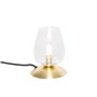 Qazqa elien - Lampe de table - 1 lumière - Ø 12 cm - Doré/Laiton - Classique/Antique - éclairage intérieur - Salon I Chambre I C