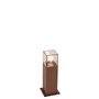 Qazqa denmark - Lampe sur pied extérieur - 1 lumière - L 12 cm - Brun rouille - Rustique - éclairage extérieur