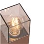 Qazqa denmark - Lampe sur pied extérieur - 1 lumière - L 12 cm - Brun rouille - Rustique - éclairage extérieur