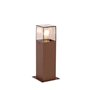 Qazqa denmark - Lampe sur pied extérieur - 1 lumière - L 12 cm - Brun rouille - Rustique - éclairage extérieur
