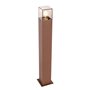 Qazqa denmark - Lampe sur pied extérieur - 1 lumière - L 12 cm - Brun rouille - Rustique - éclairage extérieur