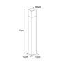 Qazqa denmark - Lampe sur pied extérieur - 1 lumière - L 12 cm - Brun rouille - Rustique - éclairage extérieur