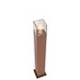 Qazqa denmark - Lampe sur pied extérieur - 1 lumière - L 12 cm - Brun rouille - Rustique - éclairage extérieur