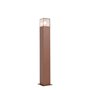 Qazqa denmark - Lampe sur pied extérieur - 1 lumière - L 12 cm - Brun rouille - Rustique - éclairage extérieur