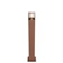Qazqa denmark - Lampe sur pied extérieur - 1 lumière - L 12 cm - Brun rouille - Rustique - éclairage extérieur