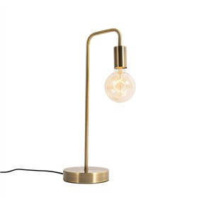 Qazqa facil - Lampe de table - 1 lumière - L 15 cm - Bronze - Moderne - éclairage intérieur - Salon I Chambre I Cuisine I Salle
