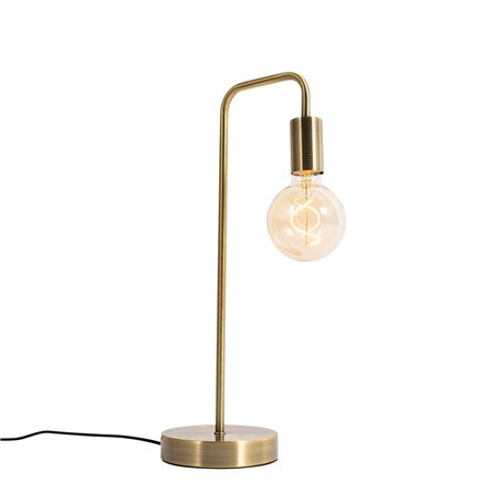 Qazqa facil - Lampe de table - 1 lumière - L 15 cm - Bronze - Moderne - éclairage intérieur - Salon I Chambre I Cuisine I Salle
