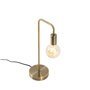 Qazqa facil - Lampe de table - 1 lumière - L 15 cm - Bronze - Moderne - éclairage intérieur - Salon I Chambre I Cuisine I Salle 