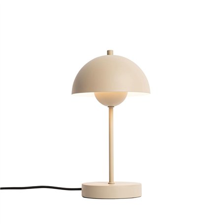 Qazqa magnax - Lampe de table - 1 lumière - Ø 16 cm - Beige - Rétro - éclairage intérieur - Salon I Chambre I Cuisine I Salle à